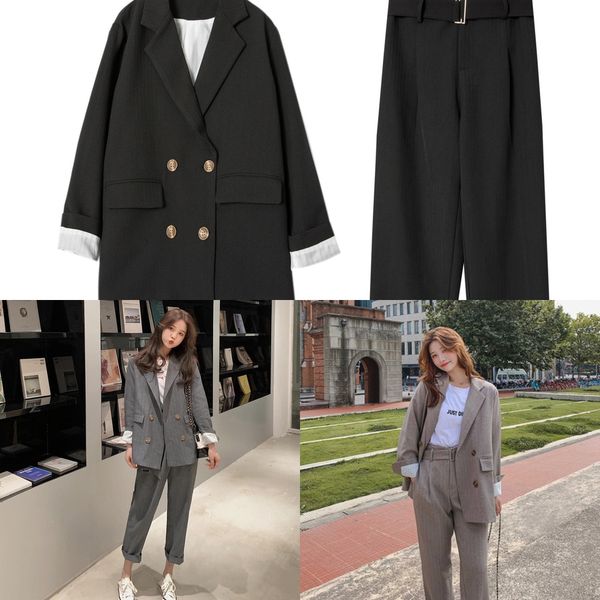 2020 spring and autumn internet celebrity light mature style temperament professional small suit women's korean style loose 9 pants jac, Gray
2020 spring and autumn internet celebrity light mature style temperament professional small suit women's korean style loose 9 pants jac, Gray