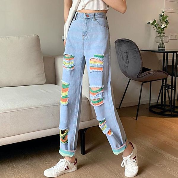 colorful ripped jeans woman casual high waist pockets straight boyfriend jeans for women plus size loose blue mujer1
colorful ripped jeans woman casual high waist pockets straight boyfriend jeans for women plus size loose blue mujer1