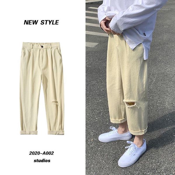 men's pants spring summer ripped straight men's fashion solid color hole casual men streetwear hip-hop loose trousers mens m-5xl1, Black
men's pants spring summer ripped straight men's fashion solid color hole casual men streetwear hip-hop loose trousers mens m-5xl1, Black