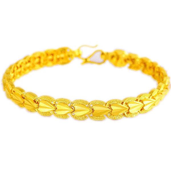 womens bracelet wrist chain gold filled vintage heart chain link womens accessories 17cm long snap jewelry, Black
womens bracelet wrist chain gold filled vintage heart chain link womens accessories 17cm long snap jewelry, Black