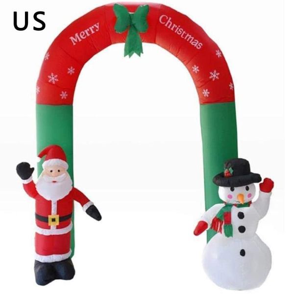 2.4m christmas inflatable arch with santa claus and snowman cute outdoor indoor garden yard party inflatable
2.4m christmas inflatable arch with santa claus and snowman cute outdoor indoor garden yard party inflatable
