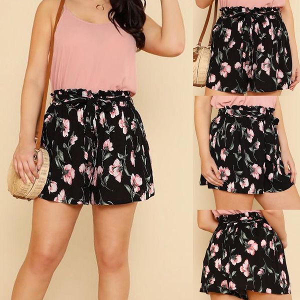 shorts women casual plus size print high waist pleated stretch belt wide leg shorts spodenki pantalones cortos short feminino, White;black
shorts women casual plus size print high waist pleated stretch belt wide leg shorts spodenki pantalones cortos short feminino, White;black