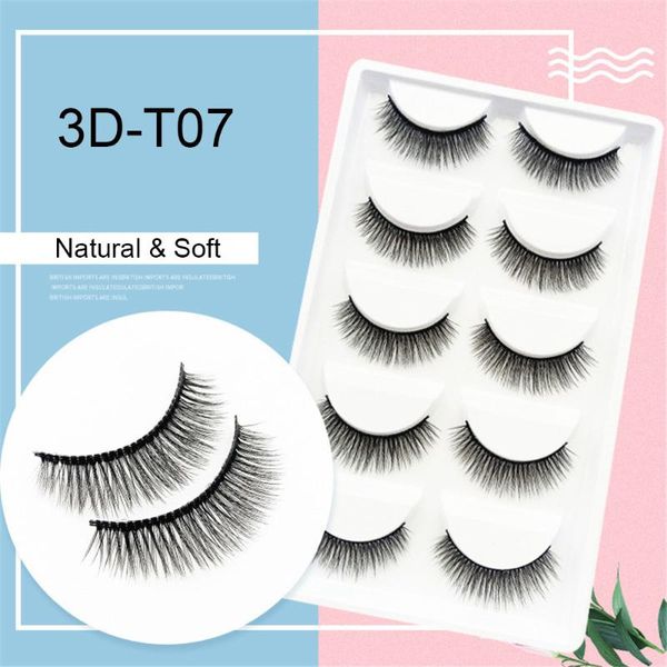 false eyelashes 5 pairs/lot 3d fake eyelahses eye lashes makeup beauty tools black cotton band full strip natural long hpness
false eyelashes 5 pairs/lot 3d fake eyelahses eye lashes makeup beauty tools black cotton band full strip natural long hpness