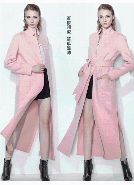women's wool & blends winter woman coats 2021 high-end solid color double-sided cashmere coat slim lace splicing 100% female large size, Black
women's wool & blends winter woman coats 2021 high-end solid color double-sided cashmere coat slim lace splicing 100% female large size, Black