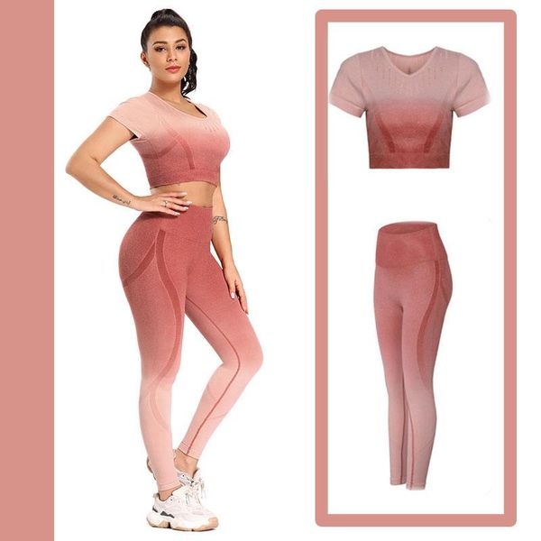 yoga outfits women's gym seamless fitness clothing 2021 quick dry workout set women gradient tracksuit sports bra leggings two piece, White;red
yoga outfits women's gym seamless fitness clothing 2021 quick dry workout set women gradient tracksuit sports bra leggings two piece, White;red