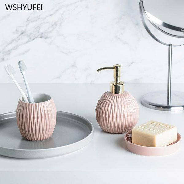 creative simple ball home l bathroom wash storage decoration set embossed line high-end bathroom soap bottle soap dish cup
creative simple ball home l bathroom wash storage decoration set embossed line high-end bathroom soap bottle soap dish cup