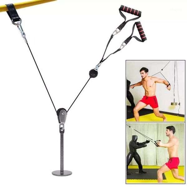 accessories diy pulley cable machine system with pull rope handle biceps tricep down attachment fitness equipment for home gym workout1
accessories diy pulley cable machine system with pull rope handle biceps tricep down attachment fitness equipment for home gym workout1