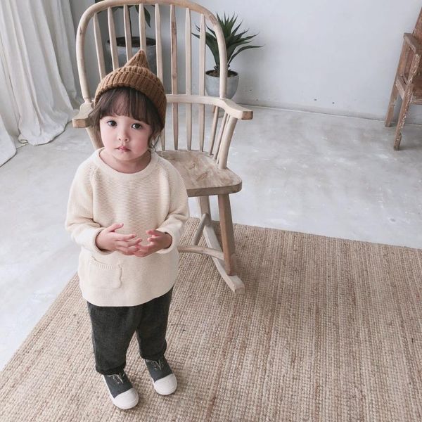 pullover 2021 south korea childrenswear spring products kids' sweater korean-style boy's girls single poet crew ne knitt, Blue
pullover 2021 south korea childrenswear spring products kids' sweater korean-style boy's girls single poet crew ne knitt, Blue