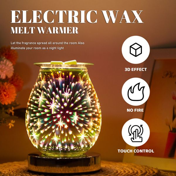 2021 new electric wax melt warmer touch-dimming control glass tart melter with 3d effect night light for home office bedroom xs3q
2021 new electric wax melt warmer touch-dimming control glass tart melter with 3d effect night light for home office bedroom xs3q