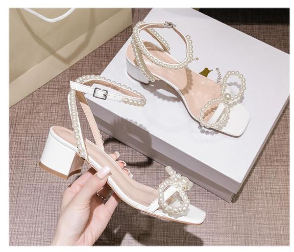 sandals 5.5cm heel summer silver metallic shoes buckle strap pearl square peep toe bowtie korea wedding, Black
sandals 5.5cm heel summer silver metallic shoes buckle strap pearl square peep toe bowtie korea wedding, Black
