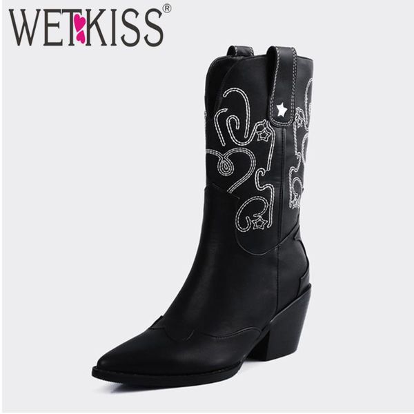 wetkiss embroidery western boots mixed color pointed toe short booties cuban heel ankle boot female thick high heels shoes woman, Black
wetkiss embroidery western boots mixed color pointed toe short booties cuban heel ankle boot female thick high heels shoes woman, Black