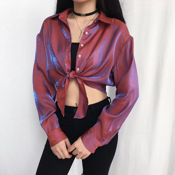 luxury long sleeve red blouse crop 2020 new summer fashion elegant casual all match shiny bandage tees1, White
luxury long sleeve red blouse crop 2020 new summer fashion elegant casual all match shiny bandage tees1, White