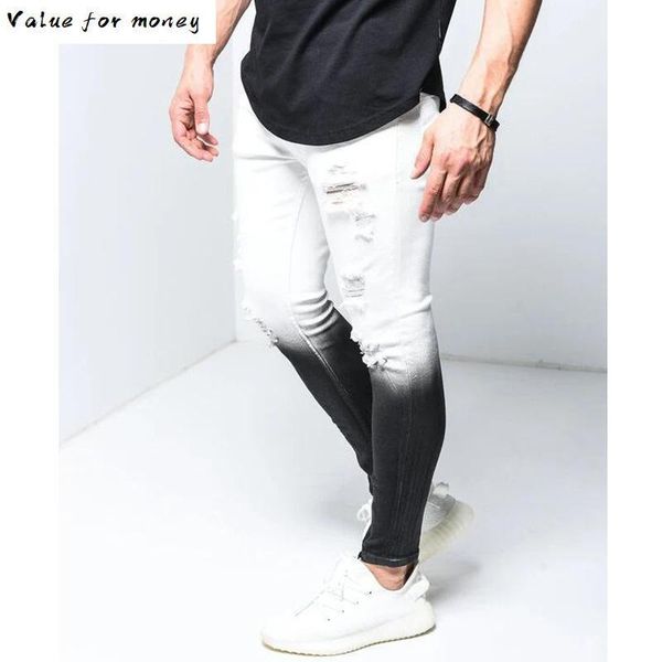 hombre spodnie hole elastic pantalon stretch vaqueros skinny gradient foot zipper for men kg-853, Blue
hombre spodnie hole elastic pantalon stretch vaqueros skinny gradient foot zipper for men kg-853, Blue