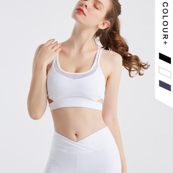gym clothing yoga vest sleeveless cross navel bare tight breathable sports workout running underwear bra sportswear 20211, White;black
gym clothing yoga vest sleeveless cross navel bare tight breathable sports workout running underwear bra sportswear 20211, White;black