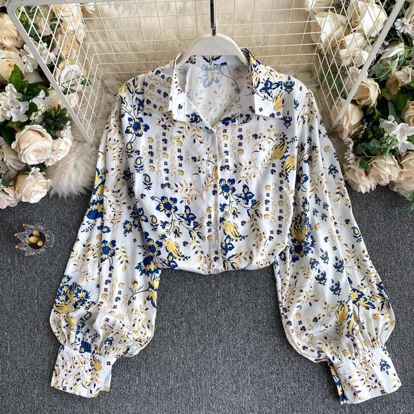 women's blouses & shirts european style ladies temperament blouse autumn elegant printed lantern sleeve shirt women blusa pl584, White
women's blouses & shirts european style ladies temperament blouse autumn elegant printed lantern sleeve shirt women blusa pl584, White