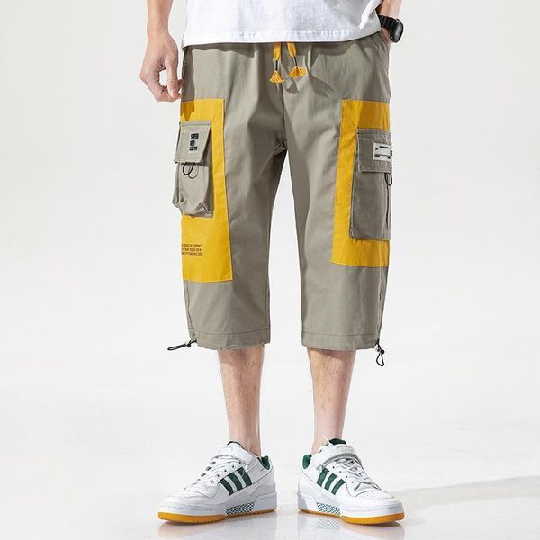 summer casual cargo shorts men cotton solid ribbons pockets streetwear mens shorts knee length bermuda short pants men1, White;black
summer casual cargo shorts men cotton solid ribbons pockets streetwear mens shorts knee length bermuda short pants men1, White;black