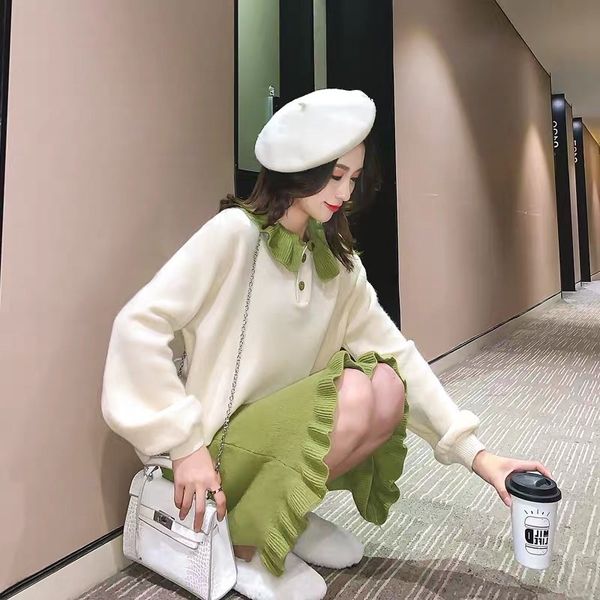 two piece early coat wool coatautumn woolen dress women's lazy coat net red suit loose knitted spring and autumn 2020 new style zovfu, White;black
two piece early coat wool coatautumn woolen dress women's lazy coat net red suit loose knitted spring and autumn 2020 new style zovfu, White;black