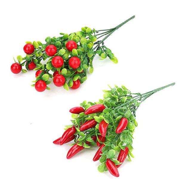 34cm artificial fruit plants silk flowers cherry chili pastoral fresh home artist office desk living room decoration party deco
34cm artificial fruit plants silk flowers cherry chili pastoral fresh home artist office desk living room decoration party deco