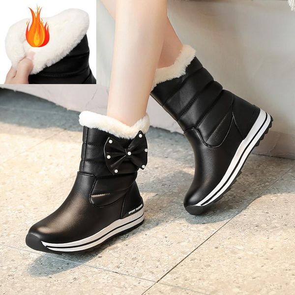 new snow boots women's shoes platform waterproof winter boots female white warm cotton shoes ankle plus size 31-43, Black
new snow boots women's shoes platform waterproof winter boots female white warm cotton shoes ankle plus size 31-43, Black