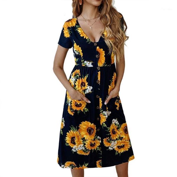 casual dresses peonfly women v neck party dress 2021 sunflower printing short sleeve buttons pocket loose a line summer dresses1, Black;gray
casual dresses peonfly women v neck party dress 2021 sunflower printing short sleeve buttons pocket loose a line summer dresses1, Black;gray