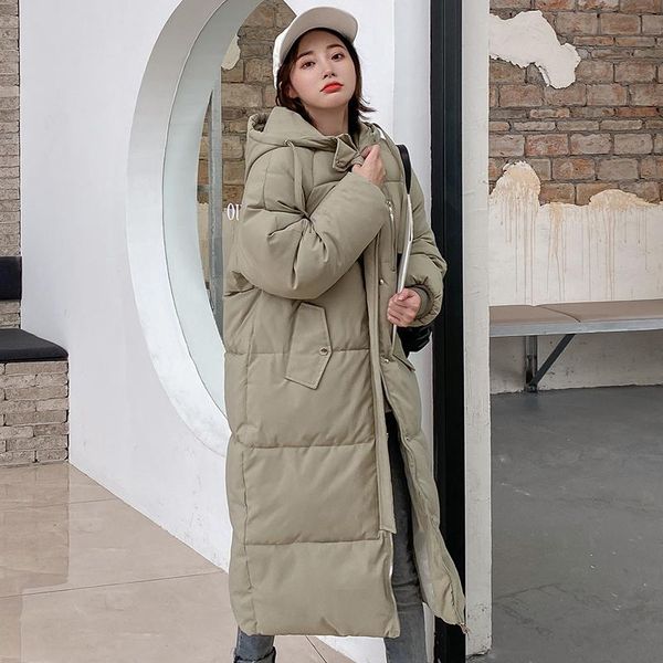 oversize female coat winter warm thicken hooded cotton padded winter jacket women fashion loose black long parkas 
oversize female coat winter warm thicken hooded cotton padded winter jacket women fashion loose black long parkas