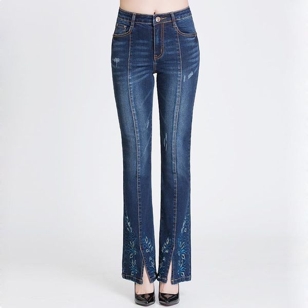 2019 new womens clothing jeans elastic skinny high waist pants femme ripped embroidery flare pants women boyfriend plus size1, Blue
2019 new womens clothing jeans elastic skinny high waist pants femme ripped embroidery flare pants women boyfriend plus size1, Blue