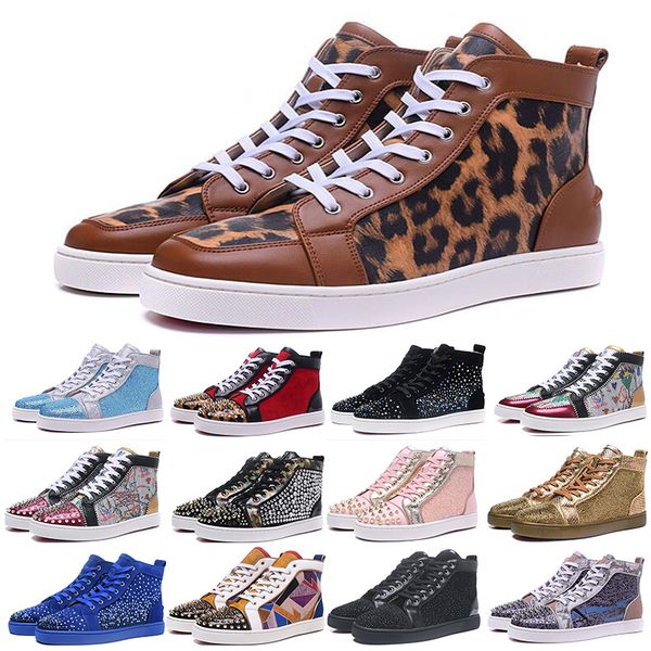 new designer bottom is red sneaker luxury shoe for mens women party wedding genuine leather casual shoes spike sneakers 36-45, Black
new designer bottom is red sneaker luxury shoe for mens women party wedding genuine leather casual shoes spike sneakers 36-45, Black
