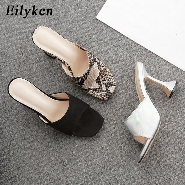 eilyken 2020 summer women snake grain gladiator slippers high heels mules square toe sandals female outdoor party shoes x1020, Black
eilyken 2020 summer women snake grain gladiator slippers high heels mules square toe sandals female outdoor party shoes x1020, Black