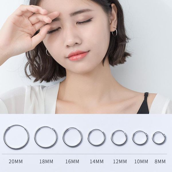 hoop & huggie 925 sterling silver fashion jewelry men women polish smooth small round circle earrings simple geometric ear, Golden;silver
hoop & huggie 925 sterling silver fashion jewelry men women polish smooth small round circle earrings simple geometric ear, Golden;silver