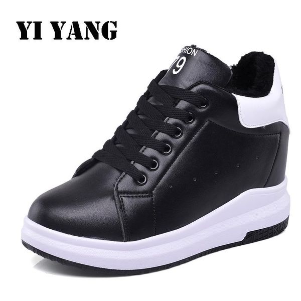 boots shoes woman casual platform lady espadrilles hidden increasing sneakers pu leather high fashion, Black
boots shoes woman casual platform lady espadrilles hidden increasing sneakers pu leather high fashion, Black