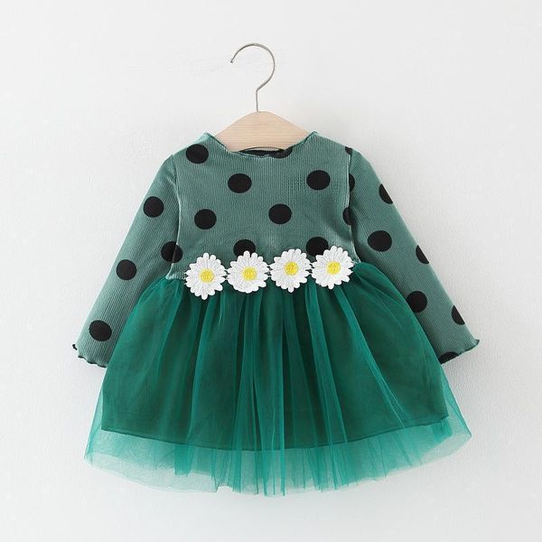 girl's dresses children's clothes autumn 2021 female baby long-sleeved polka dot mesh dress girls little white chrysanthemum princ, Red;yellow
girl's dresses children's clothes autumn 2021 female baby long-sleeved polka dot mesh dress girls little white chrysanthemum princ, Red;yellow
