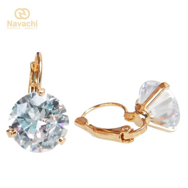 navachi circle 1.2cm clear crystal cubic zircon leverback ear hoop earrings smta1425, Golden;silver
navachi circle 1.2cm clear crystal cubic zircon leverback ear hoop earrings smta1425, Golden;silver