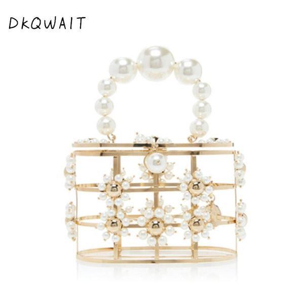 luxury rhinestone framed handbags elegance pearl handle ladies fashion basket bags handmade female stylish dinner party handbags 
luxury rhinestone framed handbags elegance pearl handle ladies fashion basket bags handmade female stylish dinner party handbags