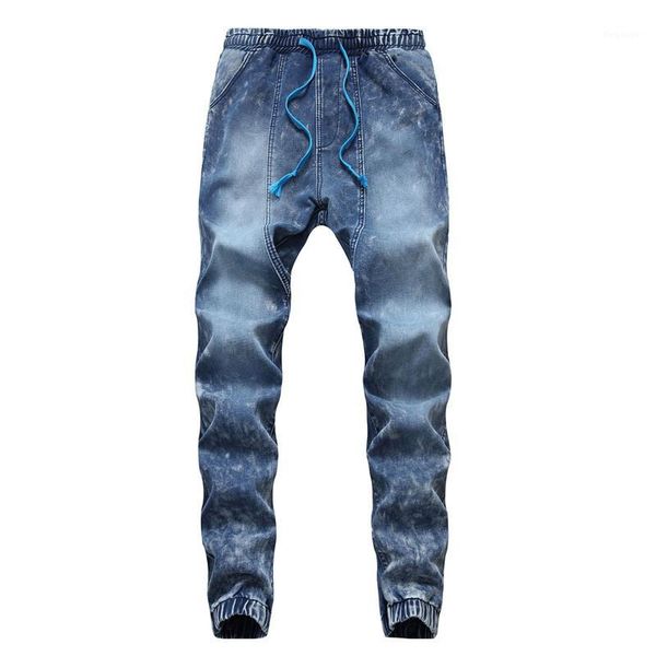 fashion men hip hop jeans pants high stretch harem denim trousers drawstring elastic waist and cuff size 29-38 washes1, Blue
fashion men hip hop jeans pants high stretch harem denim trousers drawstring elastic waist and cuff size 29-38 washes1, Blue