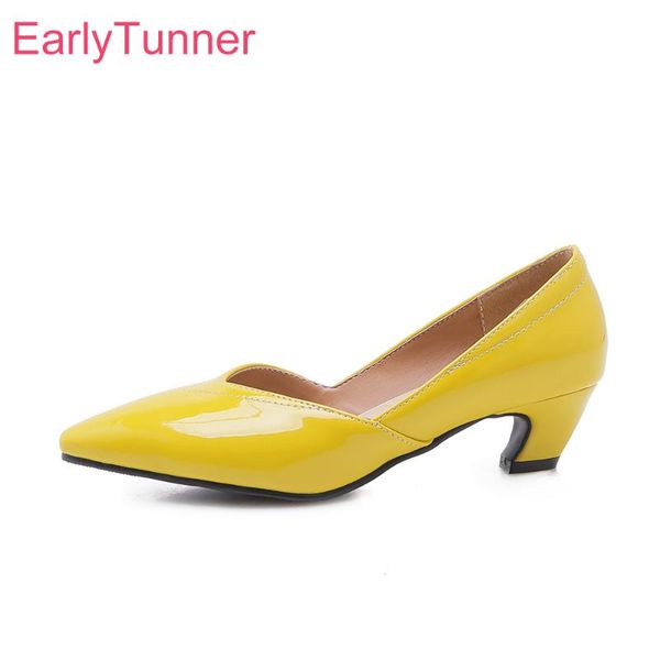 dress shoes autumn brand glossy yellow red women formal pumps chunky heels lady eb211 plus big small size 3 30 46 48, Black
dress shoes autumn brand glossy yellow red women formal pumps chunky heels lady eb211 plus big small size 3 30 46 48, Black