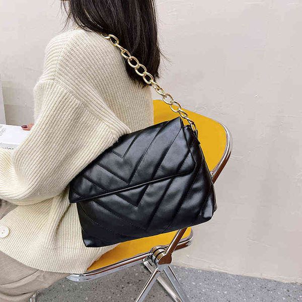 shopping bags new chain shoulder bag plaid pu leather handbags fashion underarm for women big capacity elegant female crossbody 220315
shopping bags new chain shoulder bag plaid pu leather handbags fashion underarm for women big capacity elegant female crossbody 220315