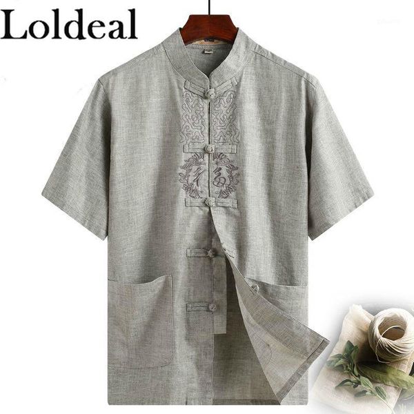 loldeal chinese style short-sleeved shirt men slim linen comfortable embroidery retro single-breasted casual1, White;black
loldeal chinese style short-sleeved shirt men slim linen comfortable embroidery retro single-breasted casual1, White;black