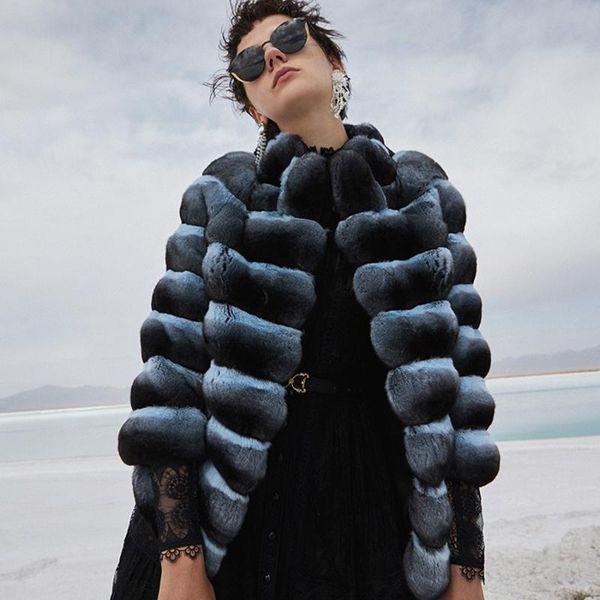 women's fur & faux winter coat warm fashion jacket female outerwear 100% real rex overcoat high-quality 2021 -style, Black
women's fur & faux winter coat warm fashion jacket female outerwear 100% real rex overcoat high-quality 2021 -style, Black
