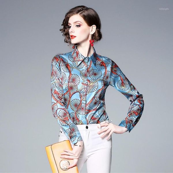 new fashion runway shirt women 2019 spring summer turn down collar retro print blouse female long sleeve blouses shirt, White
new fashion runway shirt women 2019 spring summer turn down collar retro print blouse female long sleeve blouses shirt, White