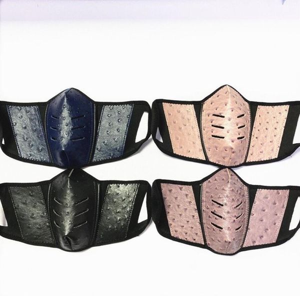 4 color unsiex face masks pu leather dustproof antifog protective mask trendy print men women mouth cover washable outdoor sports face mask, Blue;gray
4 color unsiex face masks pu leather dustproof antifog protective mask trendy print men women mouth cover washable outdoor sports face mask, Blue;gray