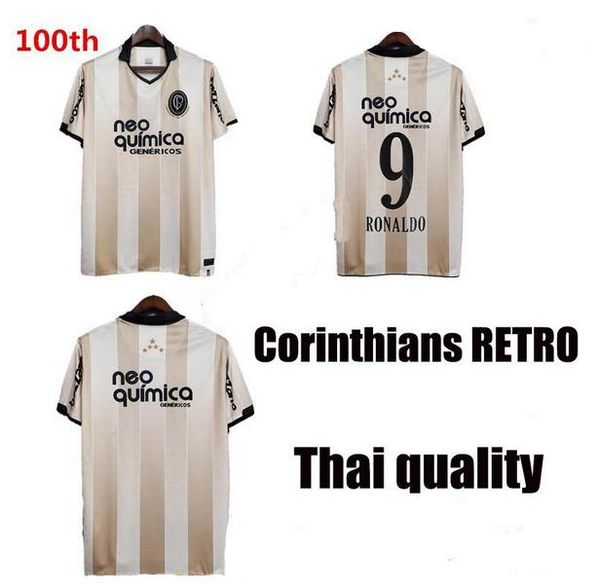 ncaa corinthians 100th anniversary retro soccer jerseys #9 ronaldo classic football shirt vintage golden uniform, Black;yellow
ncaa corinthians 100th anniversary retro soccer jerseys #9 ronaldo classic football shirt vintage golden uniform, Black;yellow