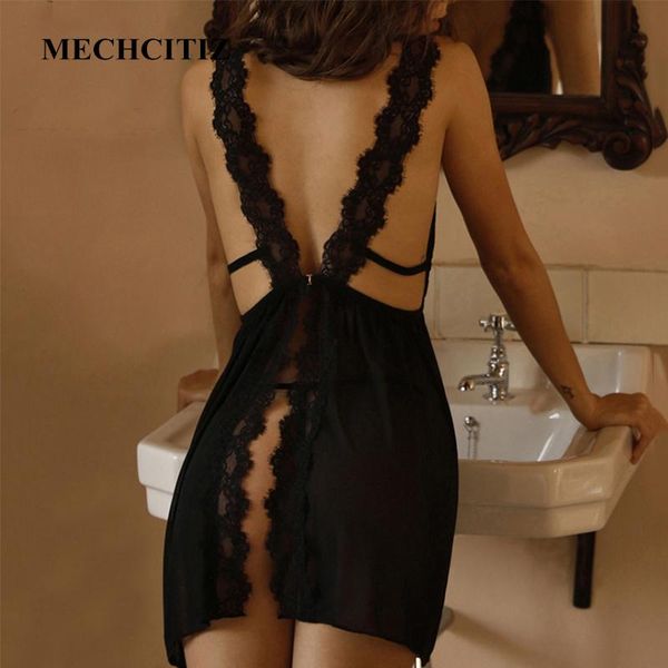 women's sleepwear mechcitiz nightdress deep lace women lingerie silk satin nightie nightgown sleeveless sling nightwear home dress, Black;red
women's sleepwear mechcitiz nightdress deep lace women lingerie silk satin nightie nightgown sleeveless sling nightwear home dress, Black;red