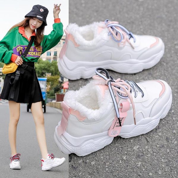 2020 new winter shoes women warm fur plush casual shoes women lace up fashion sneakers platform snow boots plus size, Black
2020 new winter shoes women warm fur plush casual shoes women lace up fashion sneakers platform snow boots plus size, Black