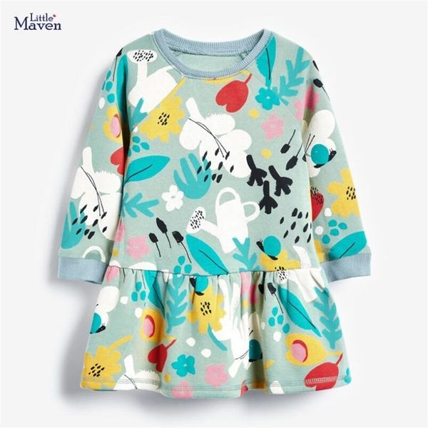 little maven kids girls fashion brand autumn children's dress baby girls clothes cotton flower print toddler girl dresses s0826 201203, Red;yellow
little maven kids girls fashion brand autumn children's dress baby girls clothes cotton flower print toddler girl dresses s0826 201203, Red;yellow