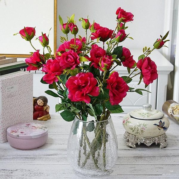 6 heads ice and snow rose flower silk artificial flowers home decoration wedding pgraphy decoration fleur artificielle1
6 heads ice and snow rose flower silk artificial flowers home decoration wedding pgraphy decoration fleur artificielle1