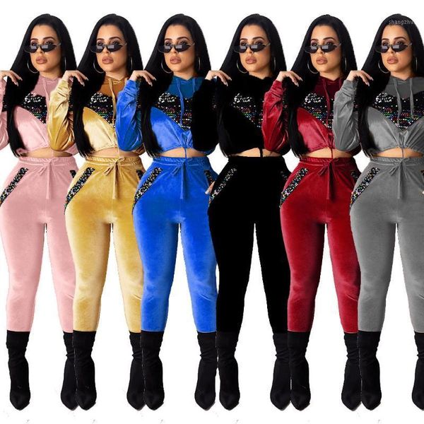 fnoce 2020 winter women's sets tracksuits fashion casual sequined heart print hooded short tight stretch pants 2-pc suits1, Gray
fnoce 2020 winter women's sets tracksuits fashion casual sequined heart print hooded short tight stretch pants 2-pc suits1, Gray
