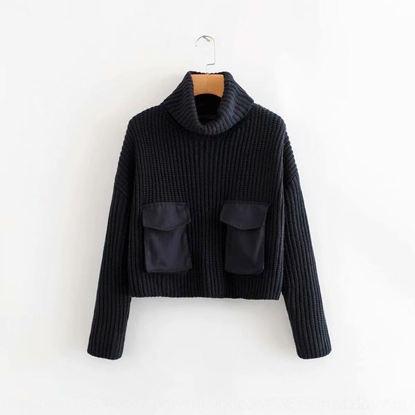 jv37n f7195women's clothing 2019 summer new lazy turtleneck sweaterfor pocket stitching clothing women f7195-style women's ne 2019, White;black
jv37n f7195women's clothing 2019 summer new lazy turtleneck sweaterfor pocket stitching clothing women f7195-style women's ne 2019, White;black