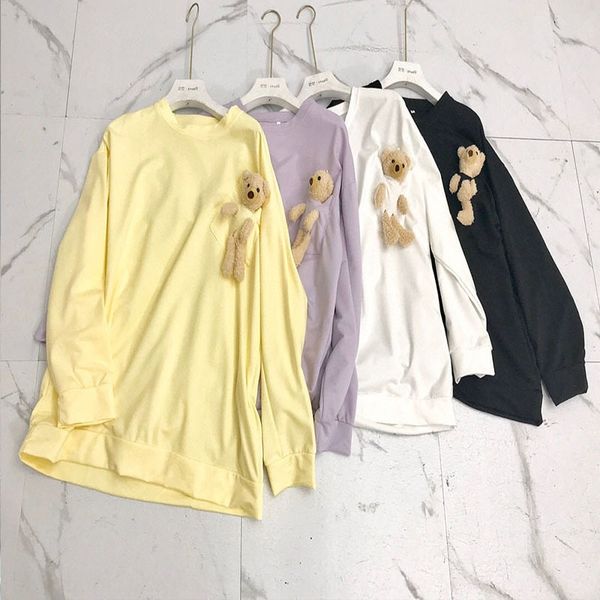 korean sweater pullover version of loose and lovely bear design round neck pullover long sleeve sweater woman afcdr, Black
korean sweater pullover version of loose and lovely bear design round neck pullover long sleeve sweater woman afcdr, Black