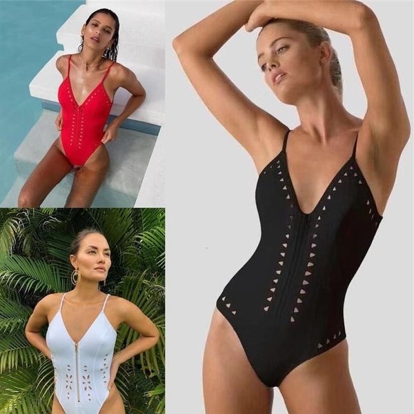 2021 outdoor single open back fashion hollow zipper spring triangle one piece swimsuit for women, White;black
2021 outdoor single open back fashion hollow zipper spring triangle one piece swimsuit for women, White;black