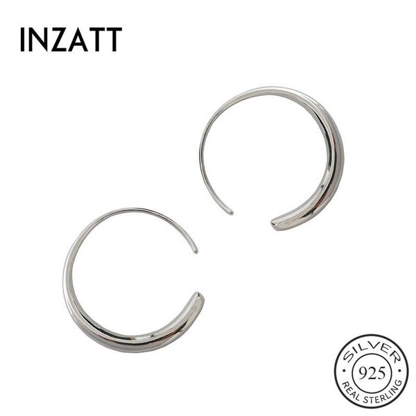inzareal 925 sterling silver geometric round hoop earrings for fashion women hiphop fine jewelry 18k minimalist accessories, Golden;silver
inzareal 925 sterling silver geometric round hoop earrings for fashion women hiphop fine jewelry 18k minimalist accessories, Golden;silver